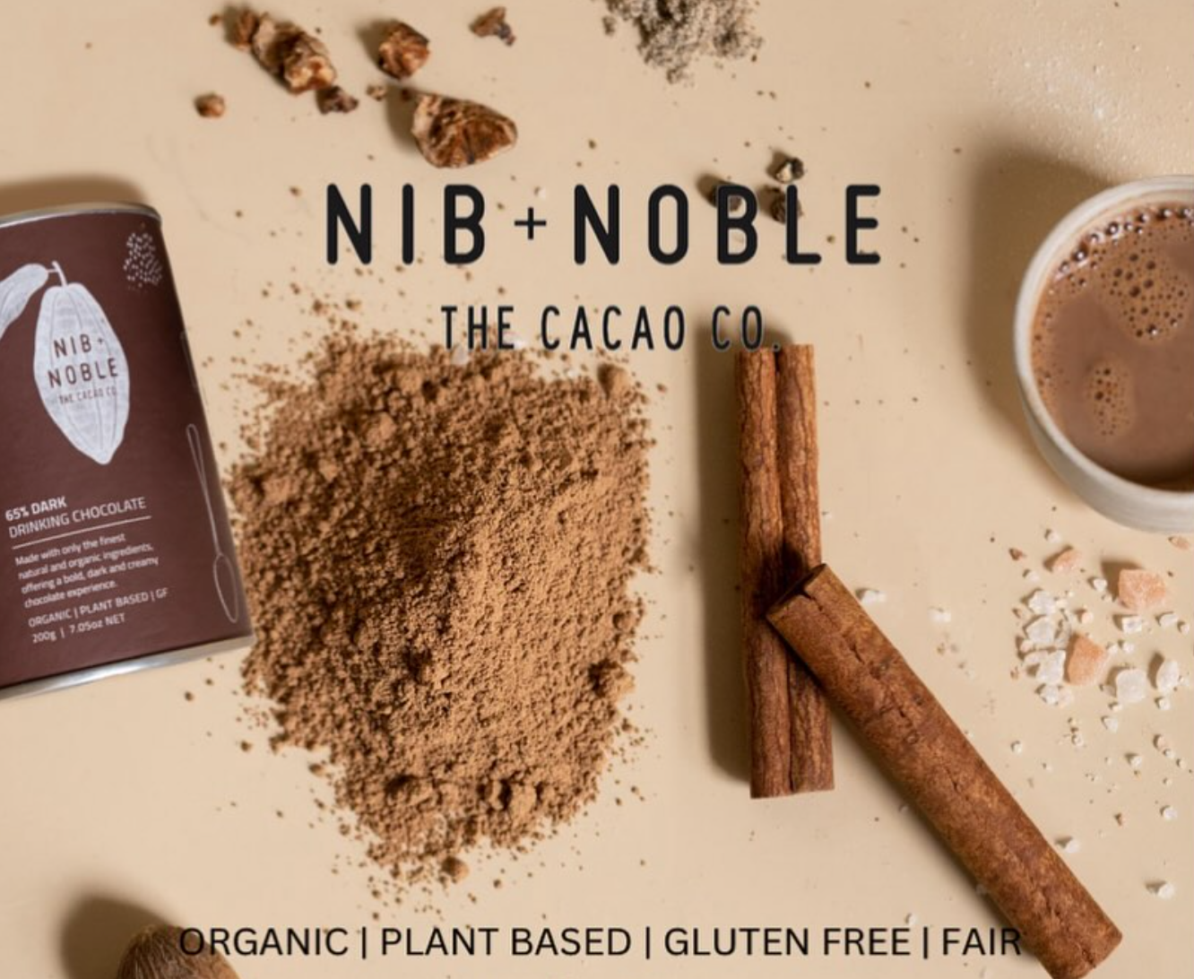 200g Organic Drinking Chocolate Original