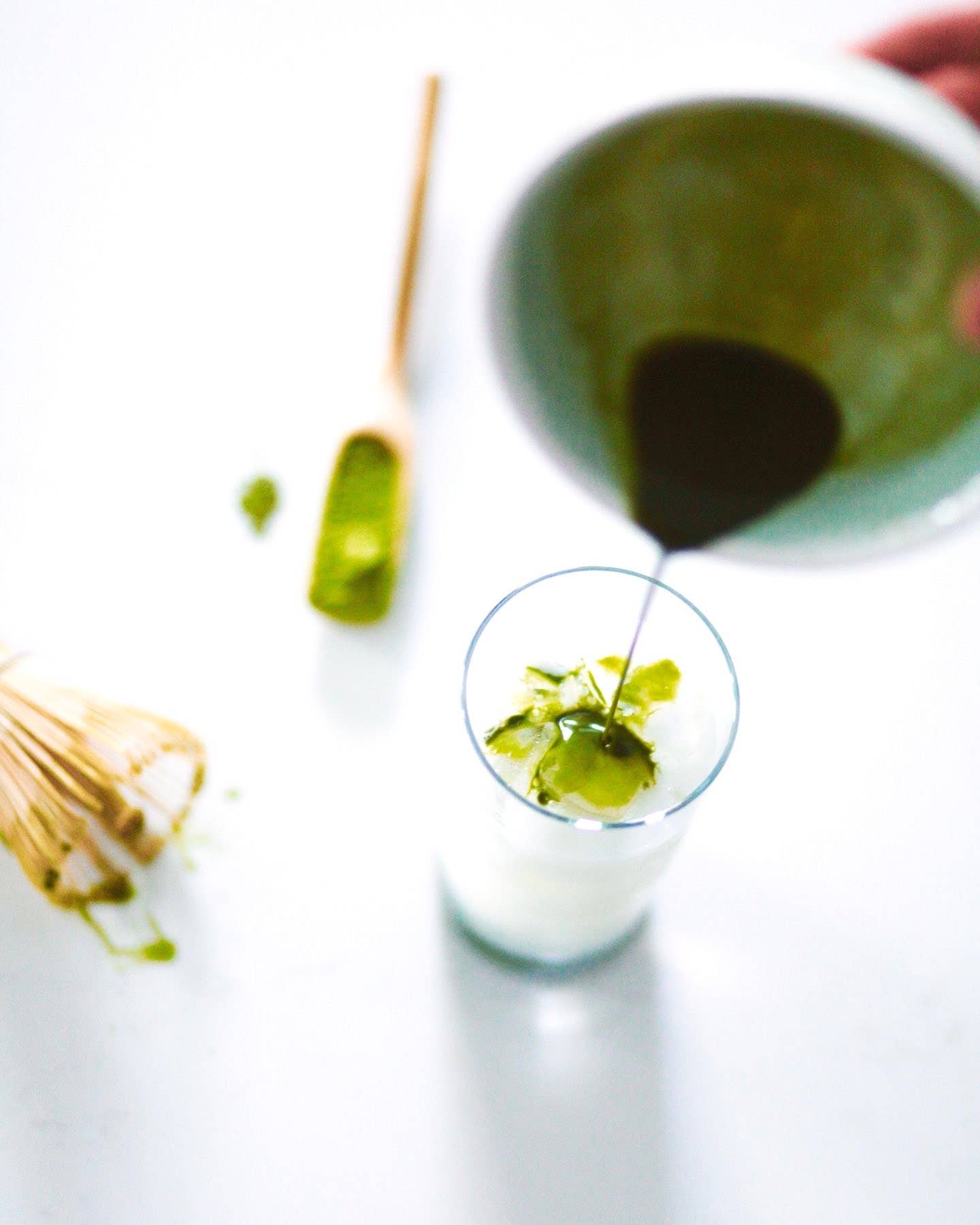 Organic Matcha Powder Art Deco Tin