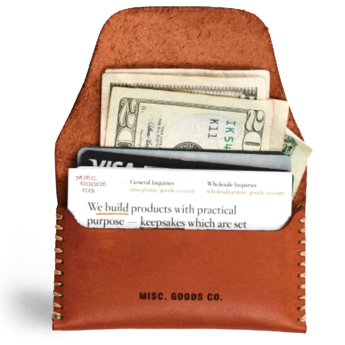 Leather Slim Wallet | Minimalist, Hand Made and Durable