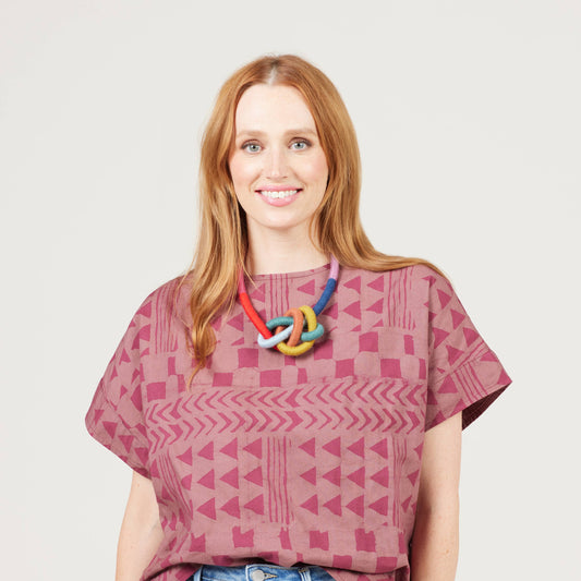 Water Bowline Rainbow Necklace