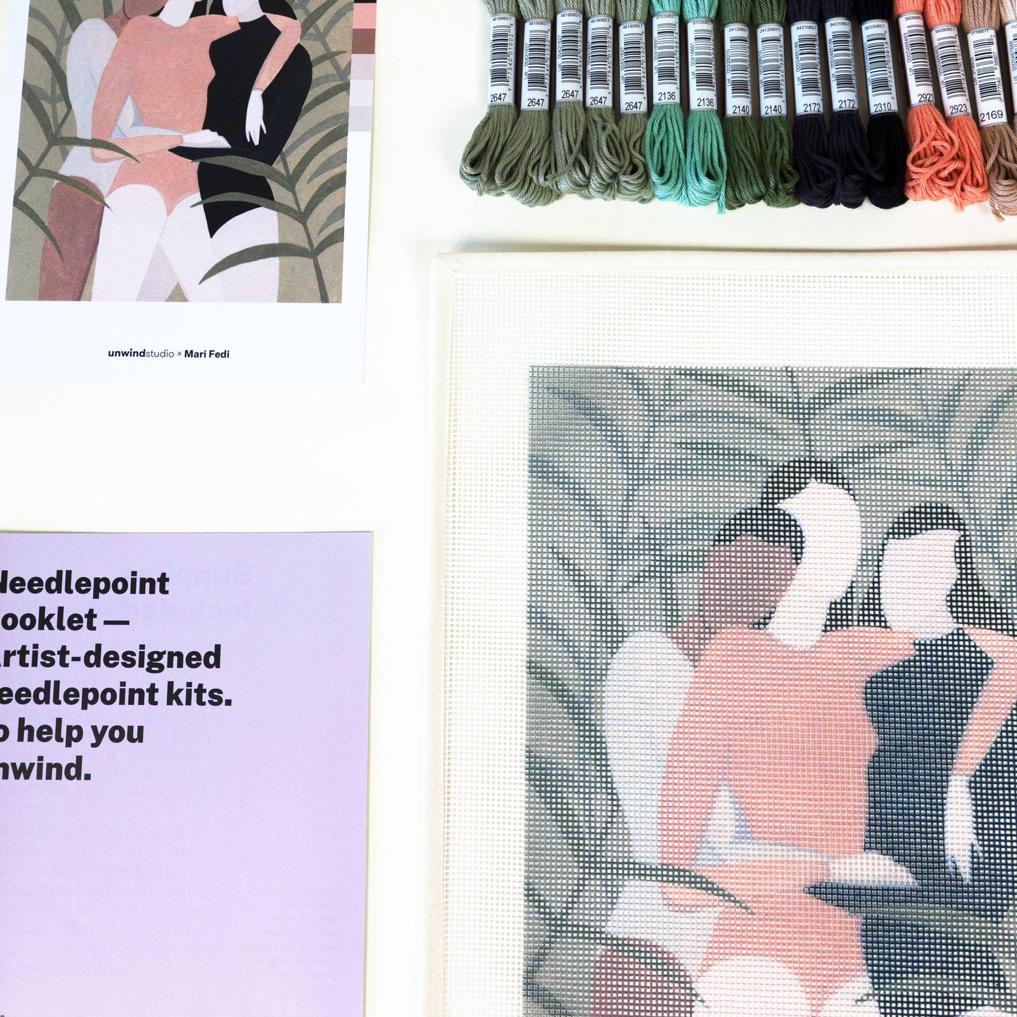 Sisterhood Needlepoint Kit | DIY Embroidery