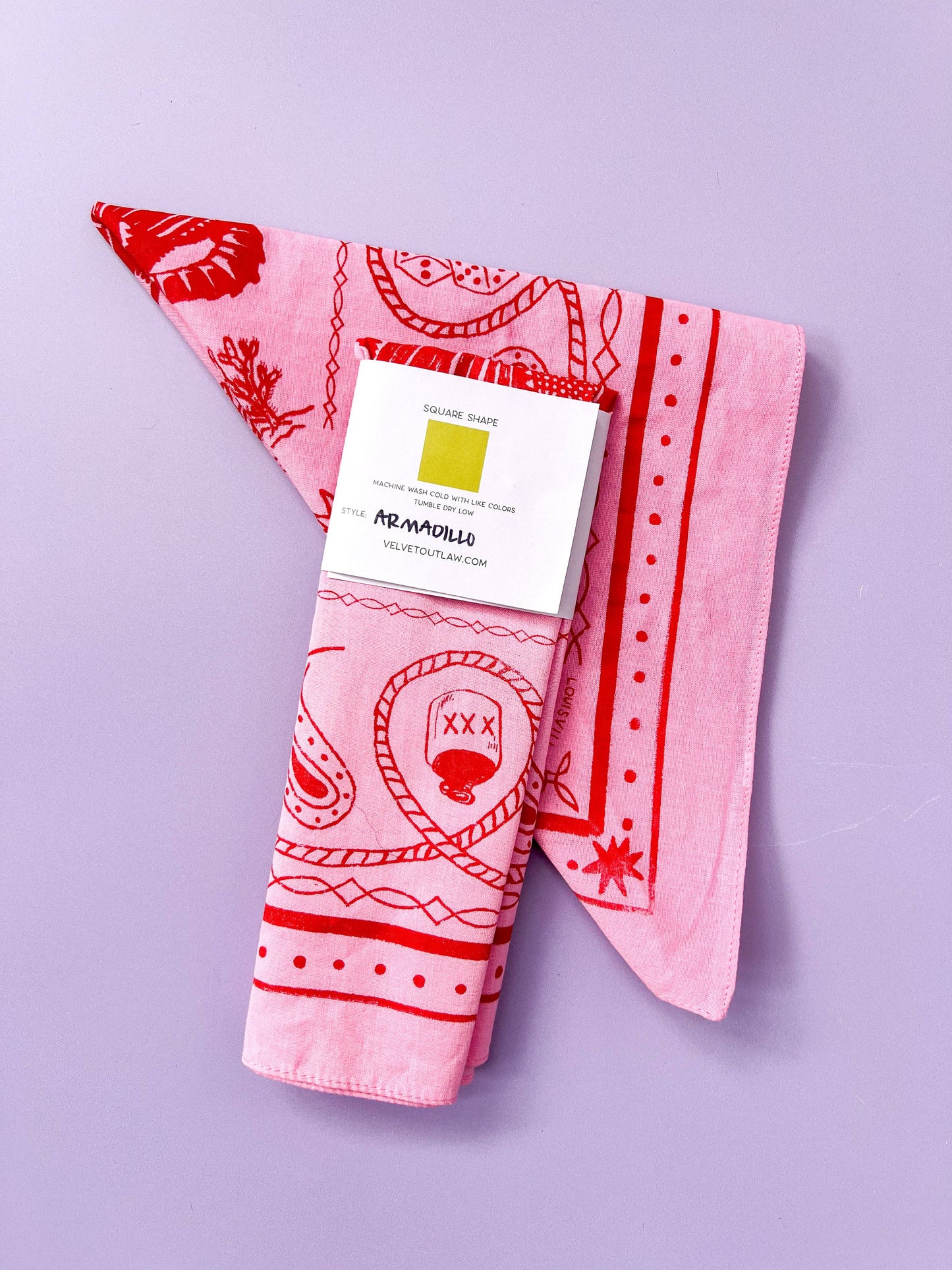 Armadillo Cotton Bandana