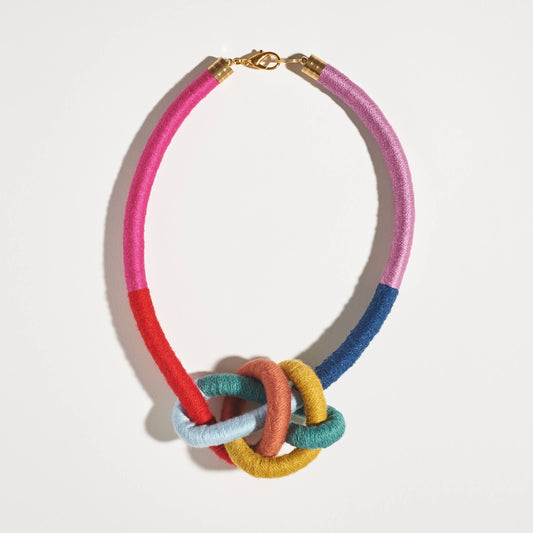 Water Bowline Rainbow Necklace