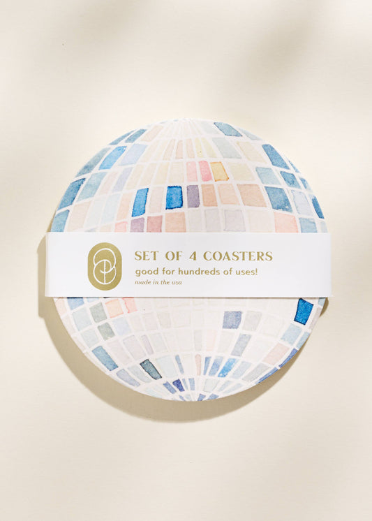 Mirror Ball Disco Coaster
