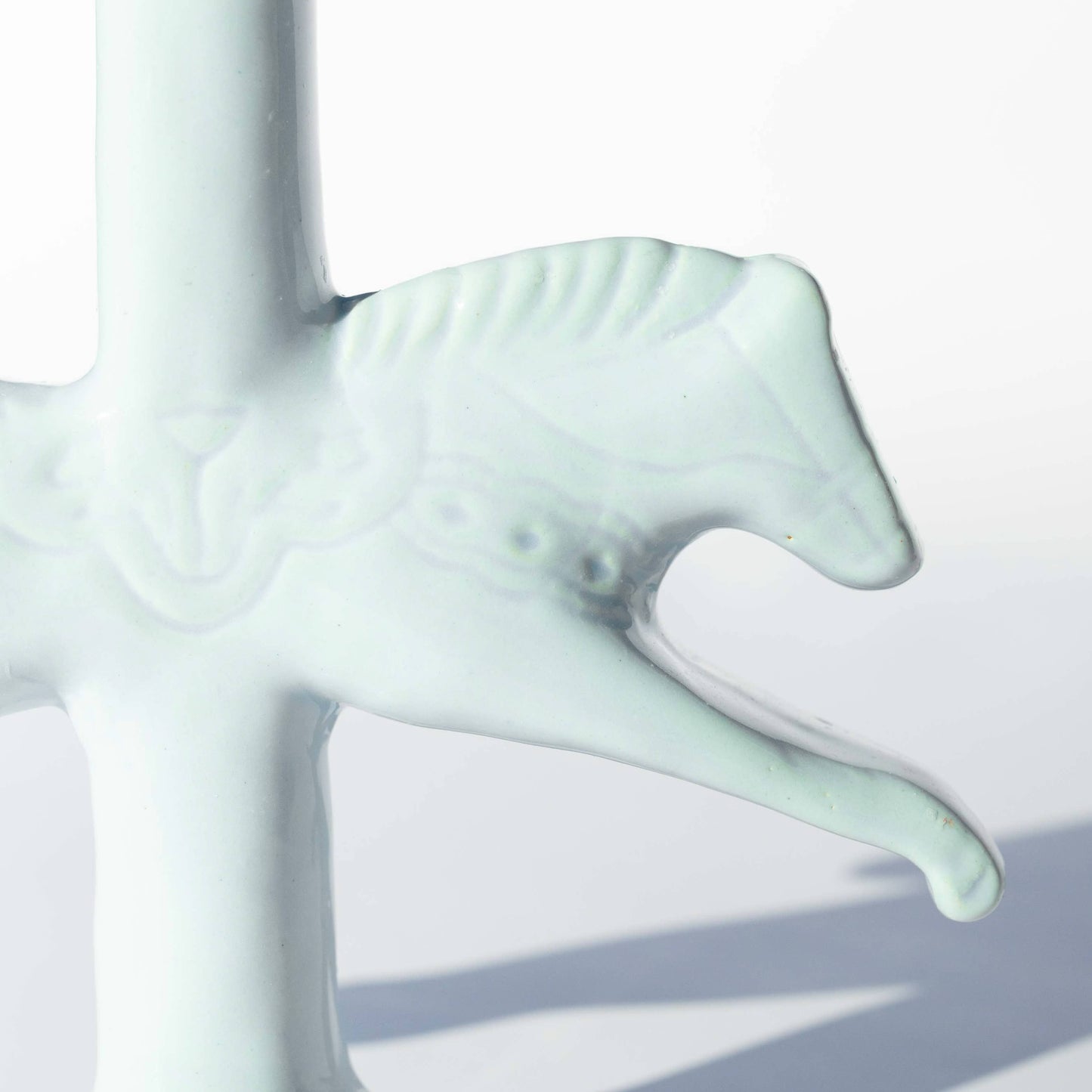 Dala Horse Candlestick Holder | Blue