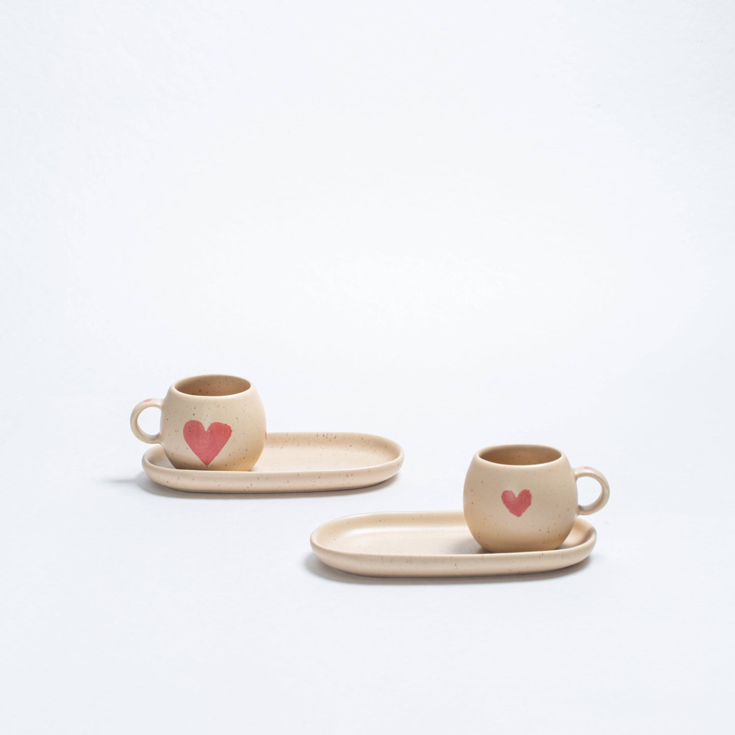 Hearts Stoneware ceramic Mug 17oz / 500ml —  Limited Edition