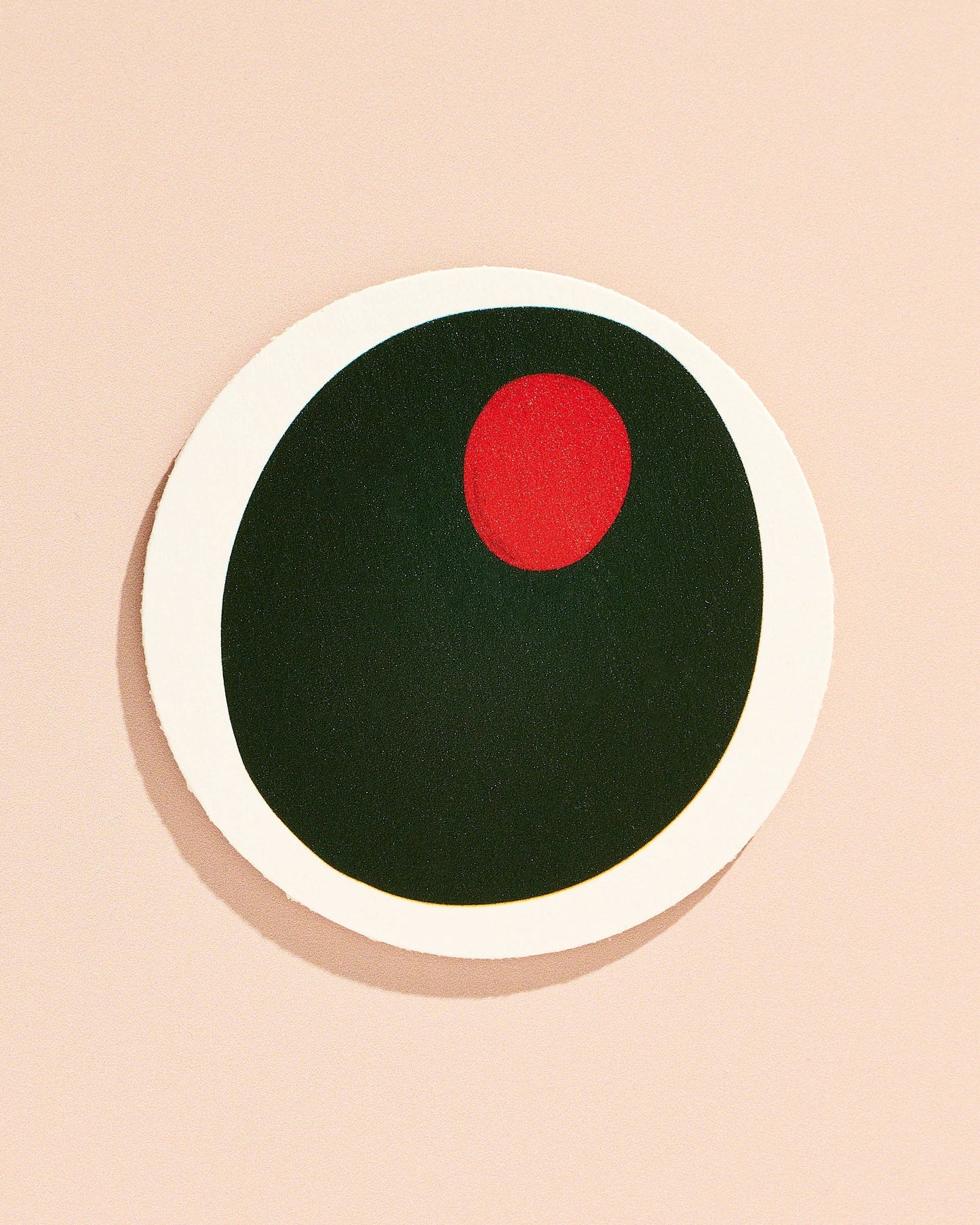 Pimento Olive Coasters - Set of 4
