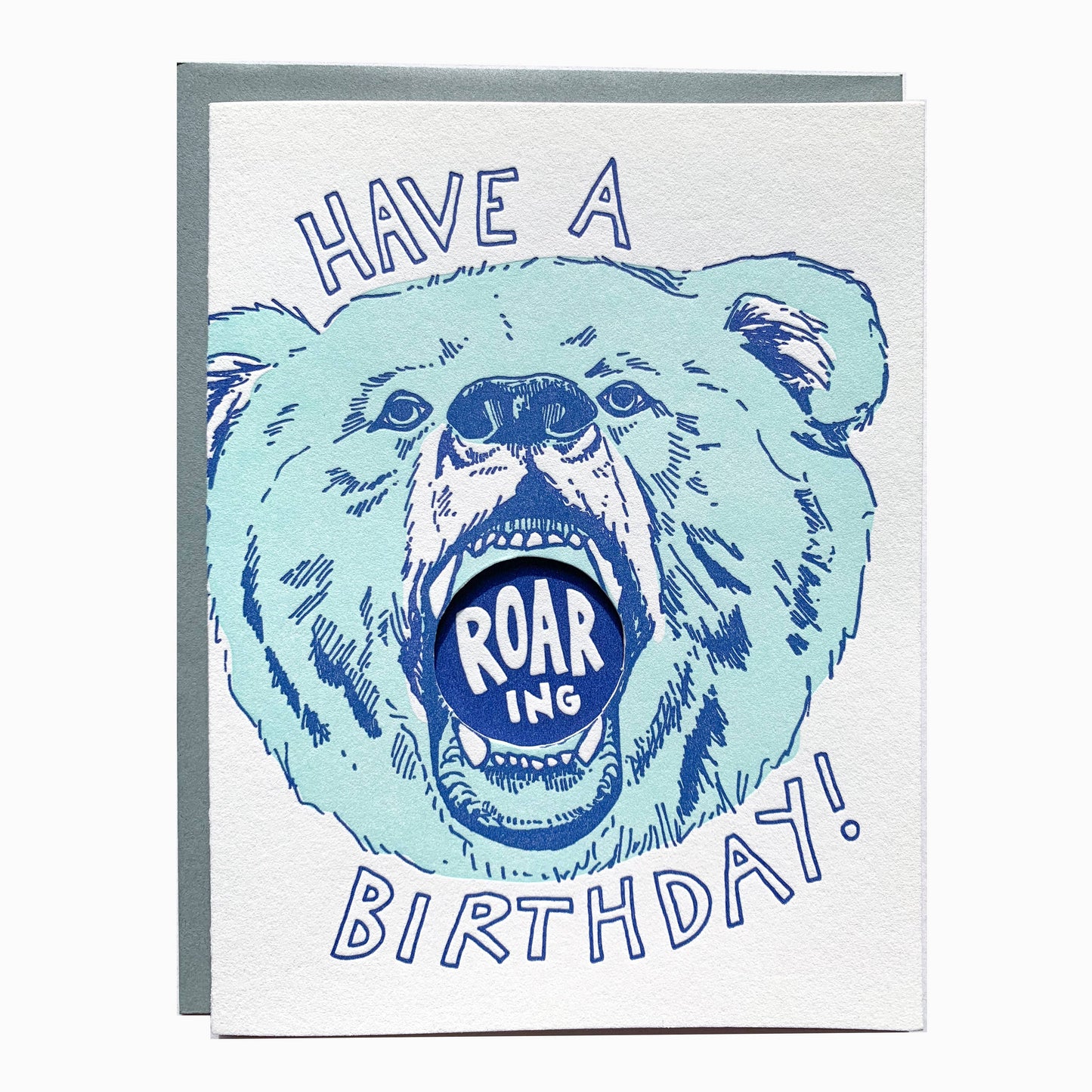 Roaring Birthday card