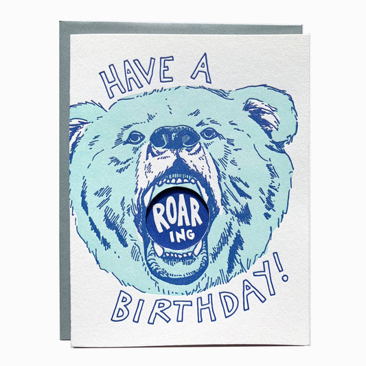 Roaring Birthday card