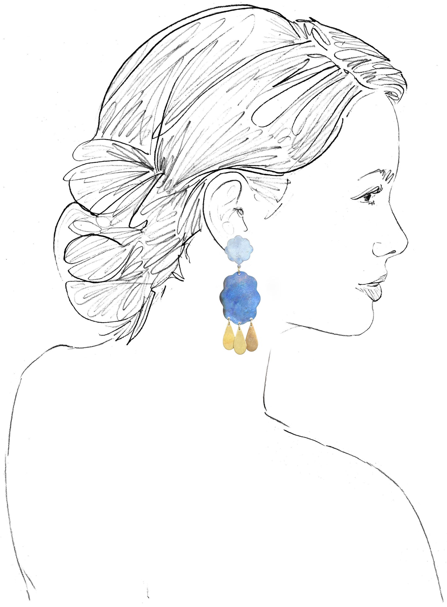 Raincloud Earrings