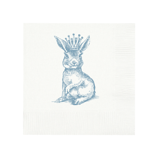 Royal Bunny Cocktail Napkins