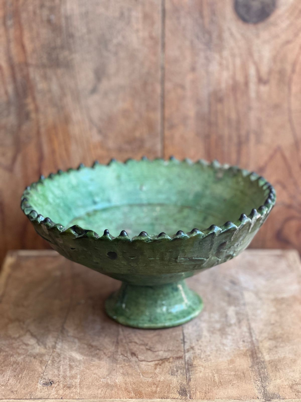 Green Medium Tamegroute Fruit Bowl
