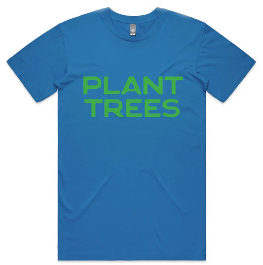 Plant Trees t-shirt (sky blue)