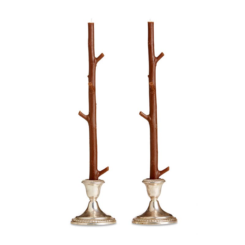 Stick Candles Maple / Pair