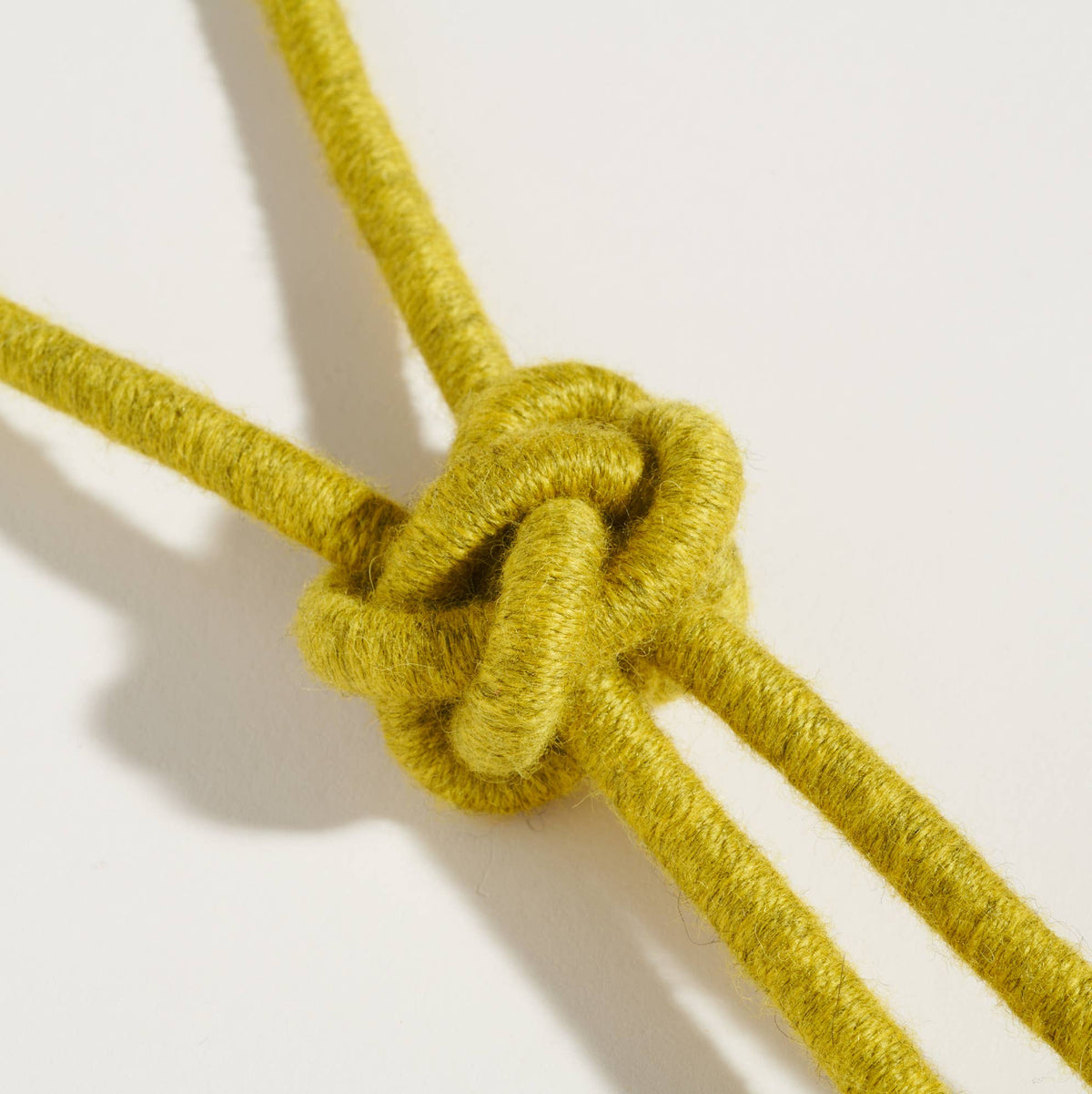 Lanyard Knot Textile Necklace