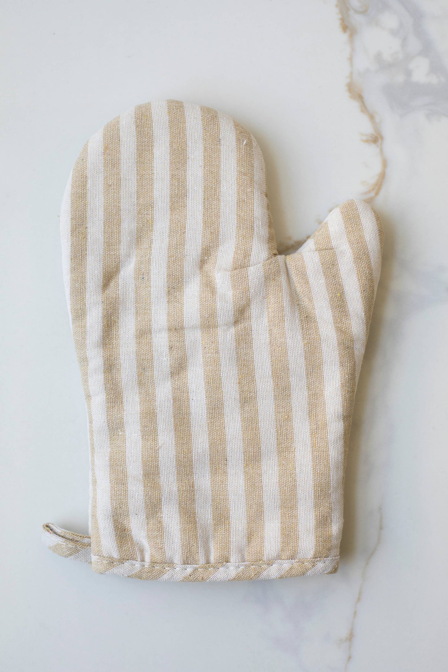 Stripe Oven Mitt