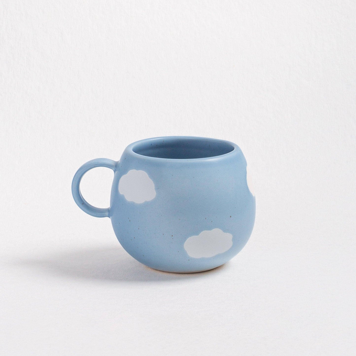 Blue Ball Mug 17oz / 500ml stoneware ceramic — Cloud Collection