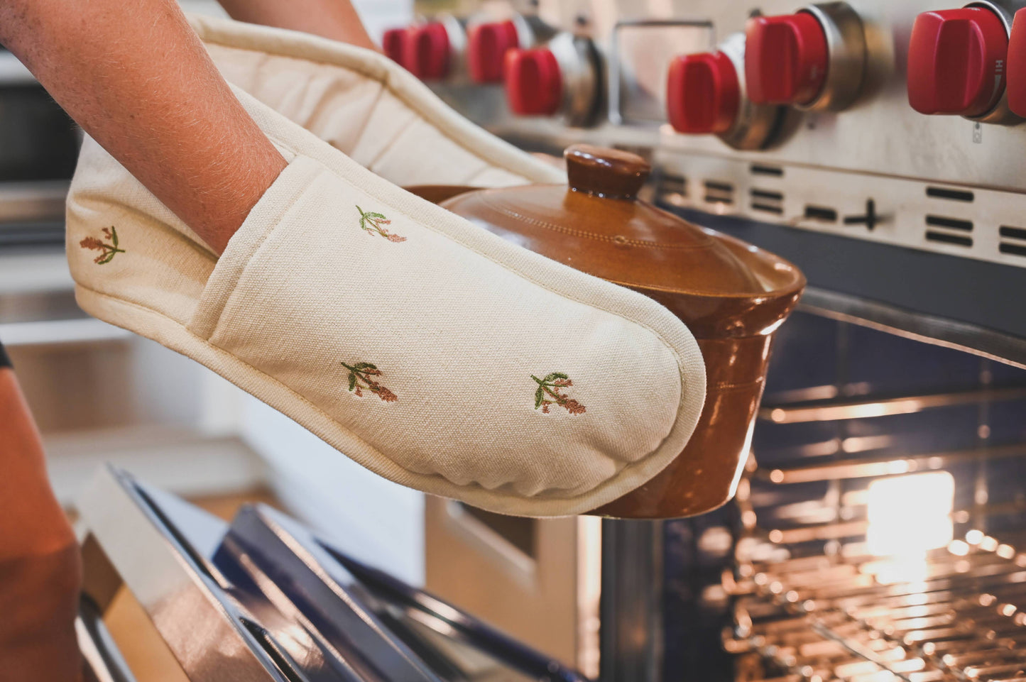 Flora Double Oven Mitt