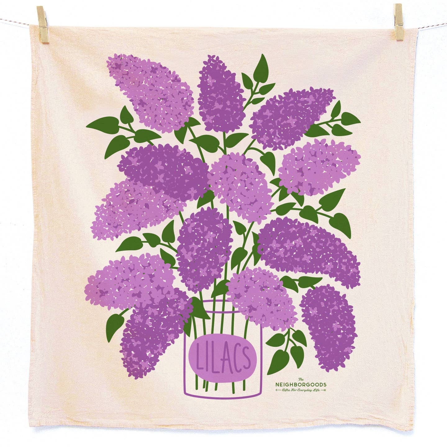 Lilac - Tea Towel + Sponge Cloth Set