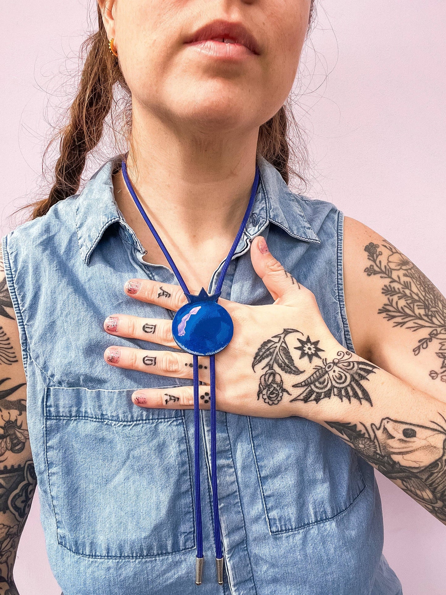 Blueberry Bolo Tie