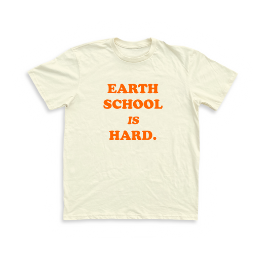 Earth School Unisex Tee Cream