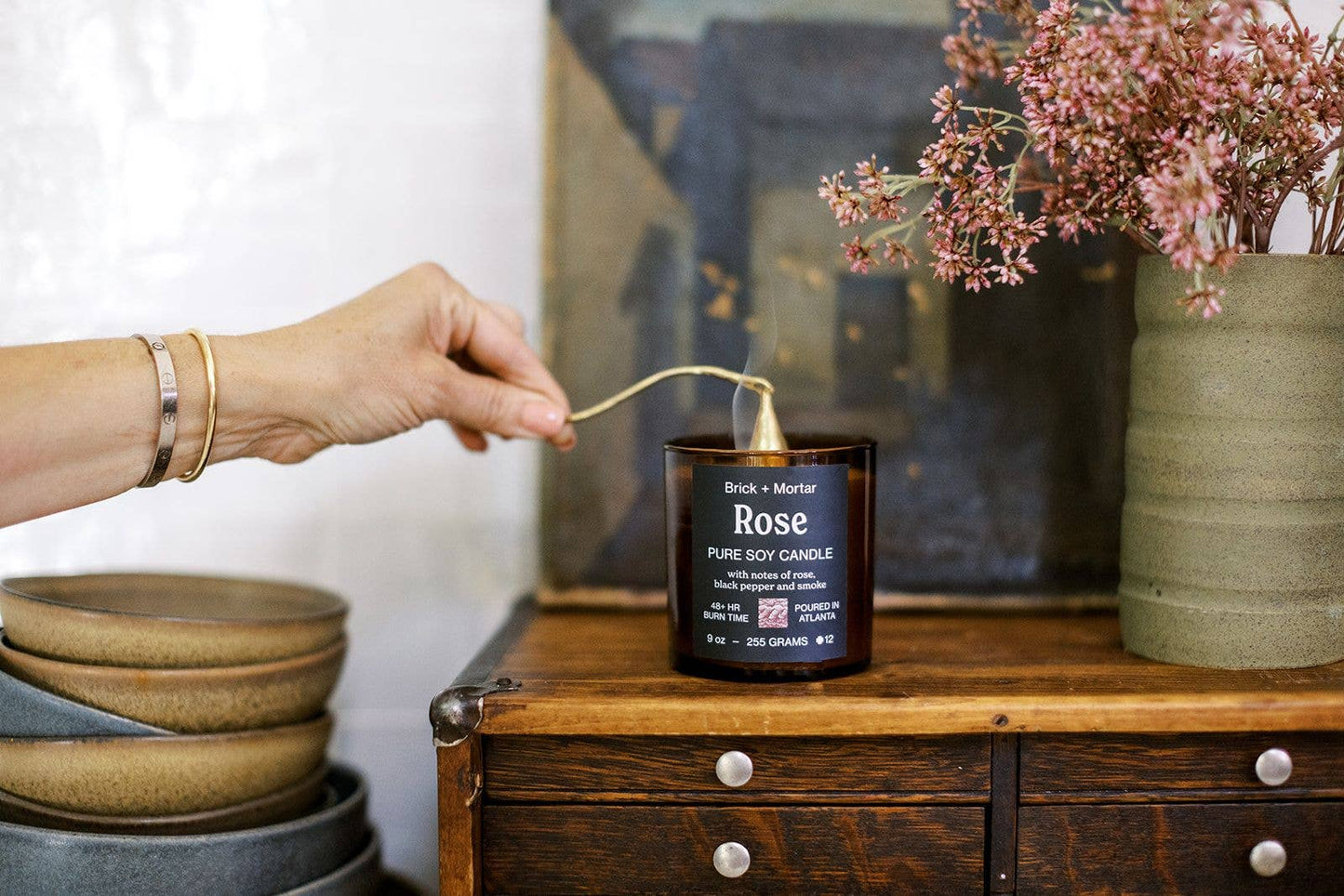 Rose Scented Candle