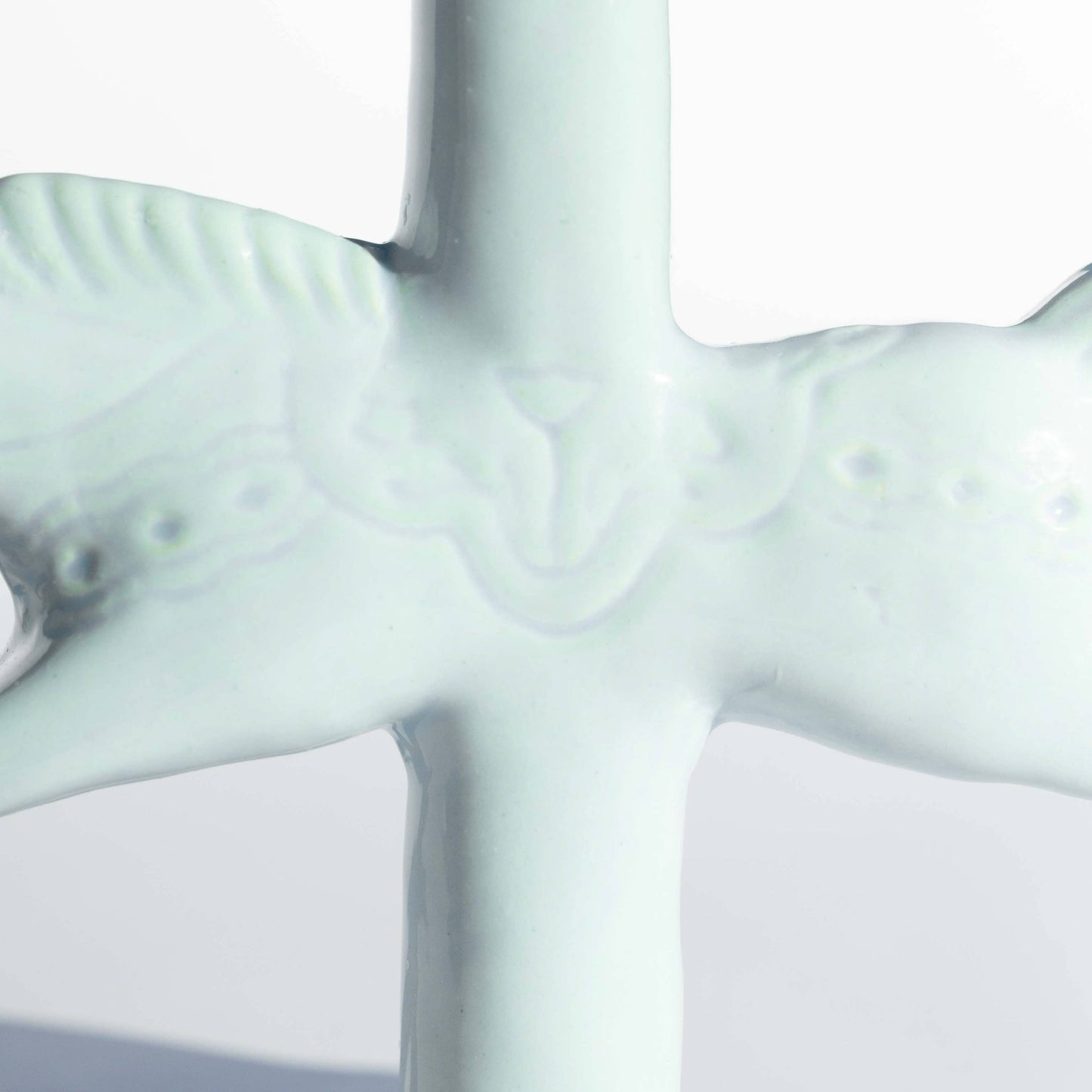 Dala Horse Candlestick Holder | Blue