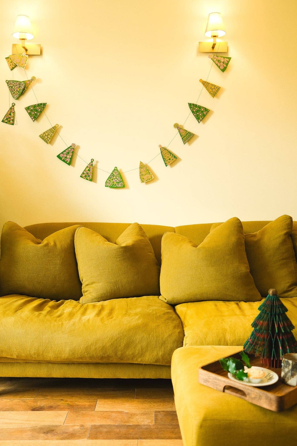 MIDCENTURY TREES SEWN GARLAND