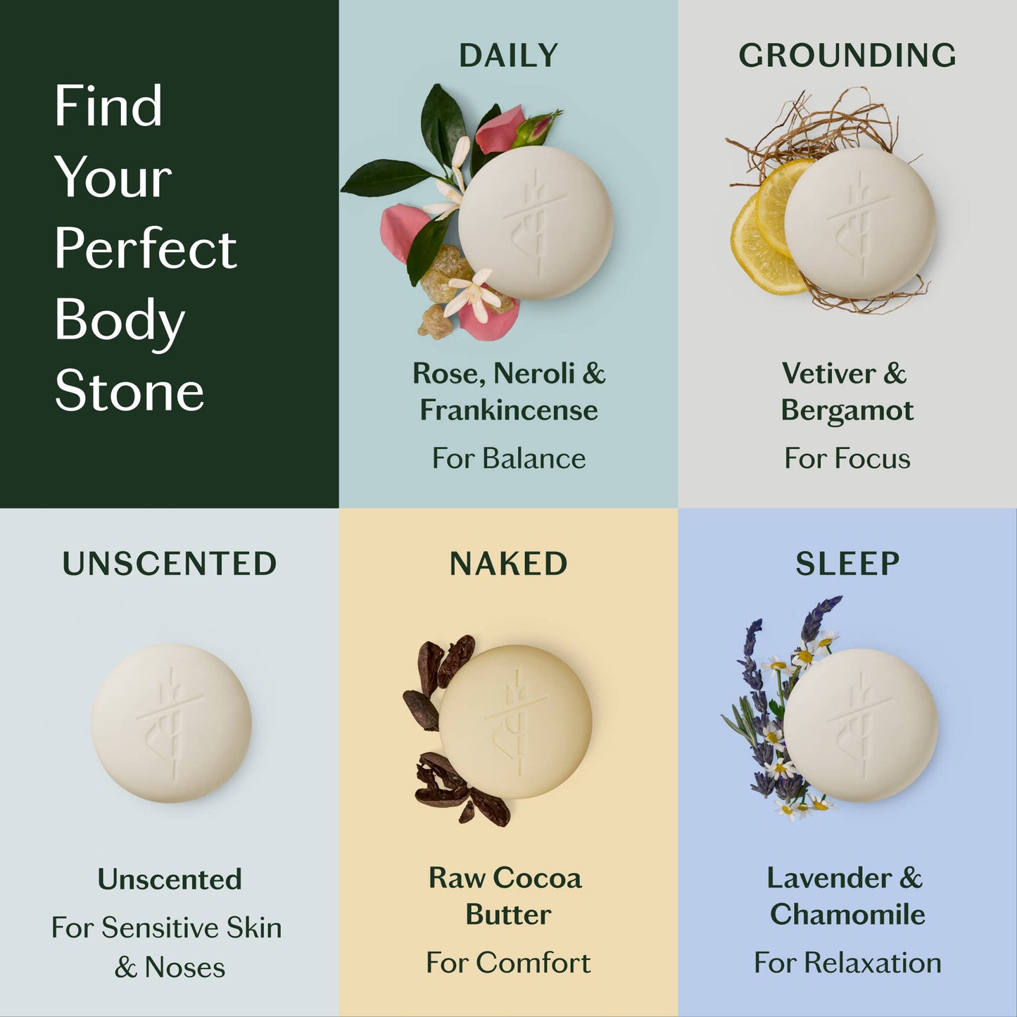 Sleep Stone | Deep Moisturizing Lotion Bar