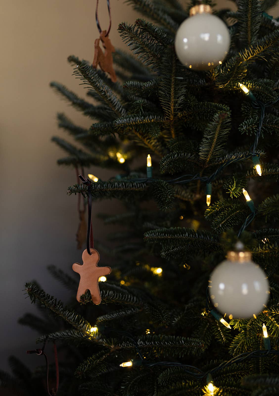 The Leather Christmas Ornament