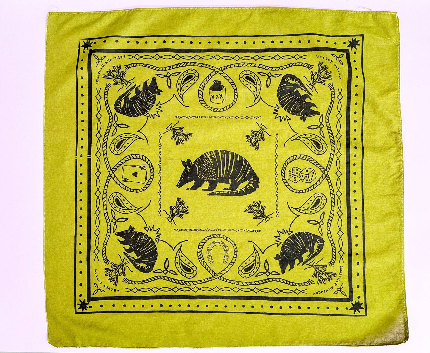 Armadillo Cotton Bandana