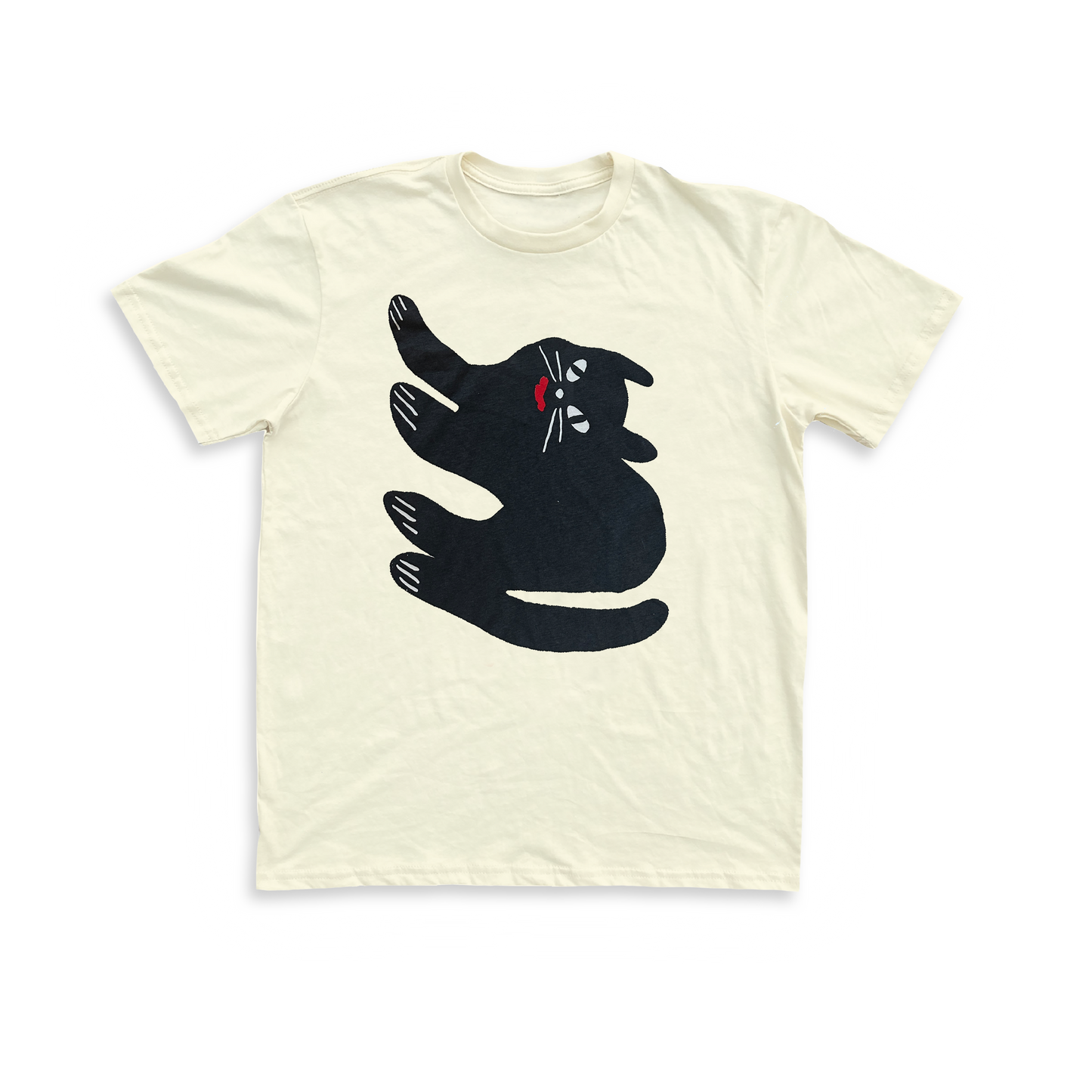 Odin The Cat Tee #3 - Cream