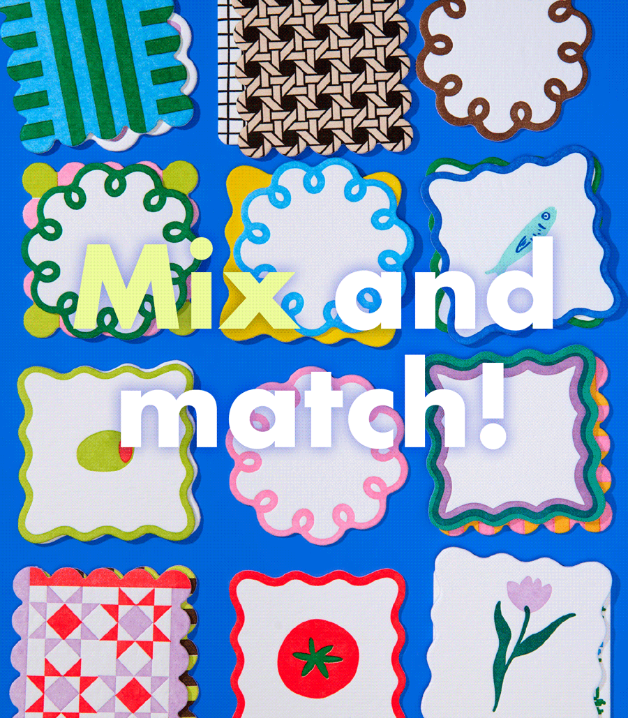 Letterpress Reusable Vellum Coasters—Cross Stitch Floral