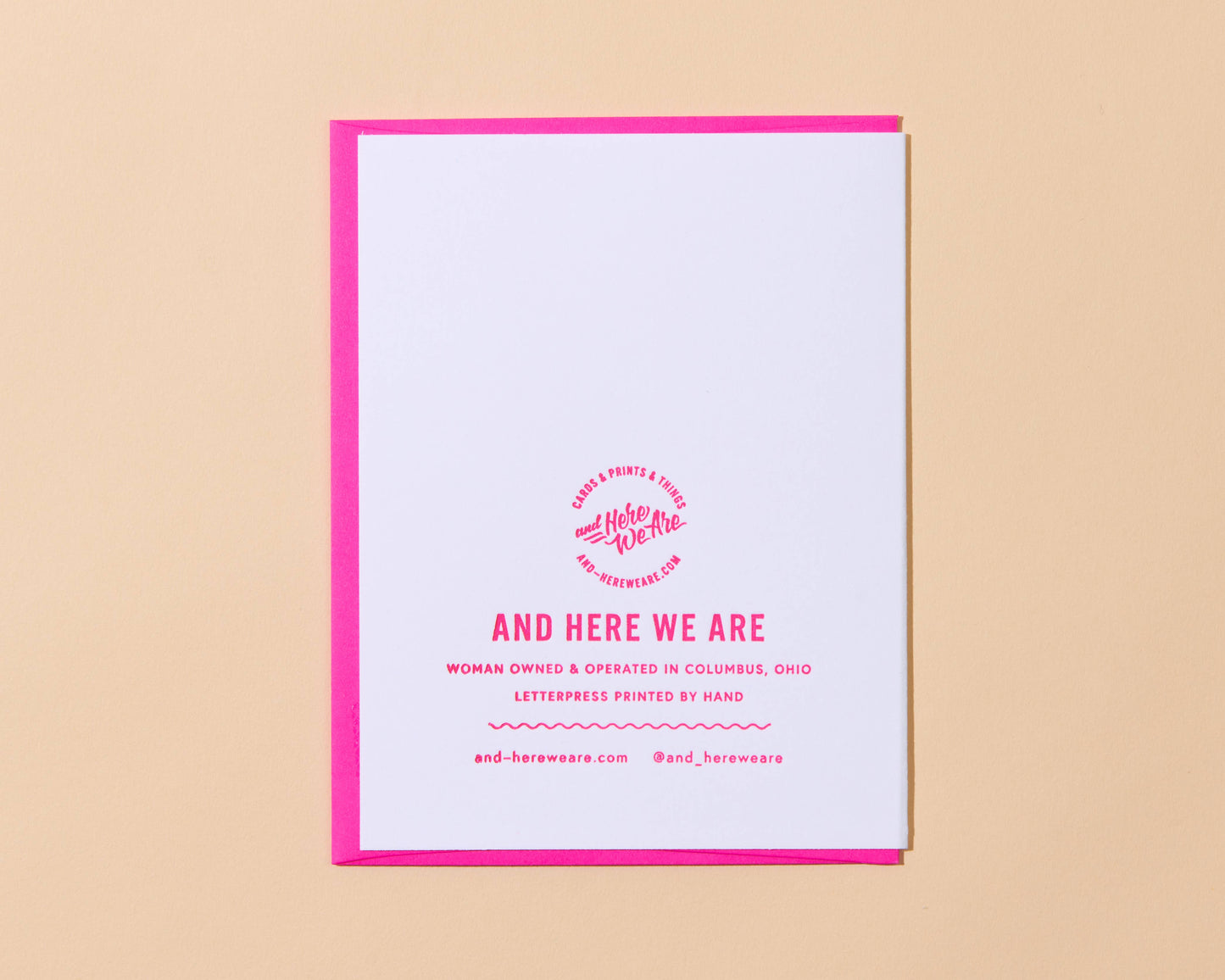 Letterpress Love or Anniversary Card—All Nine Lives (Cats)