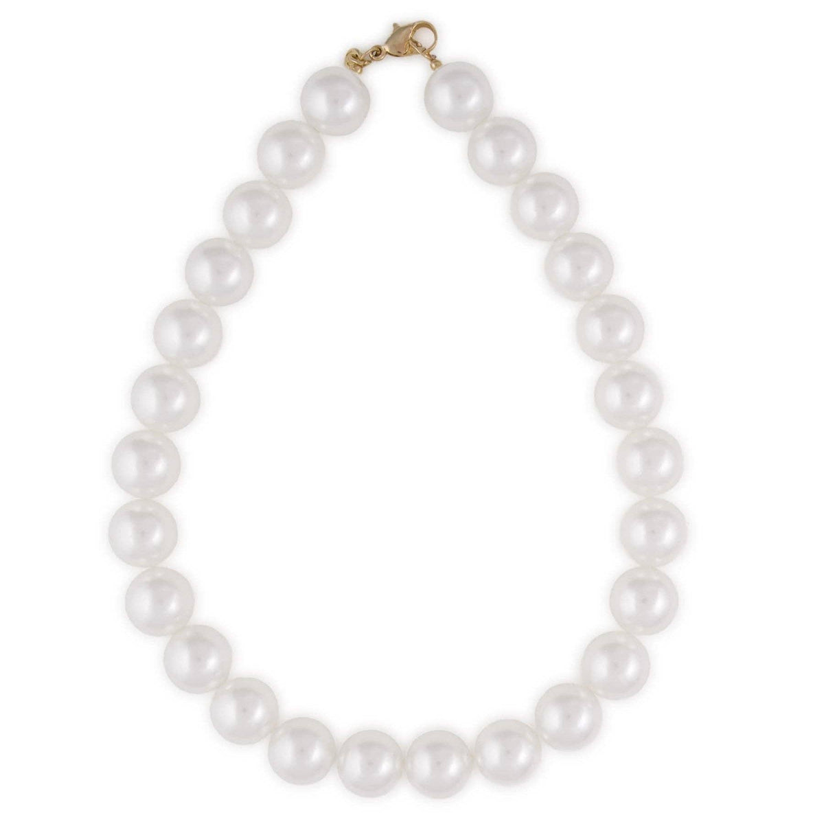 Iris Large Bead Necklace Pearls