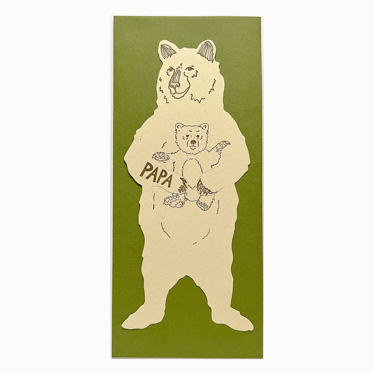 Papa bear gift card