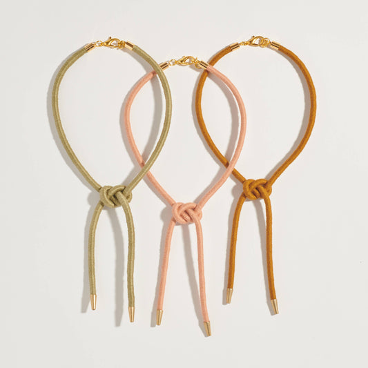 Shoelace Square Knot Bolo