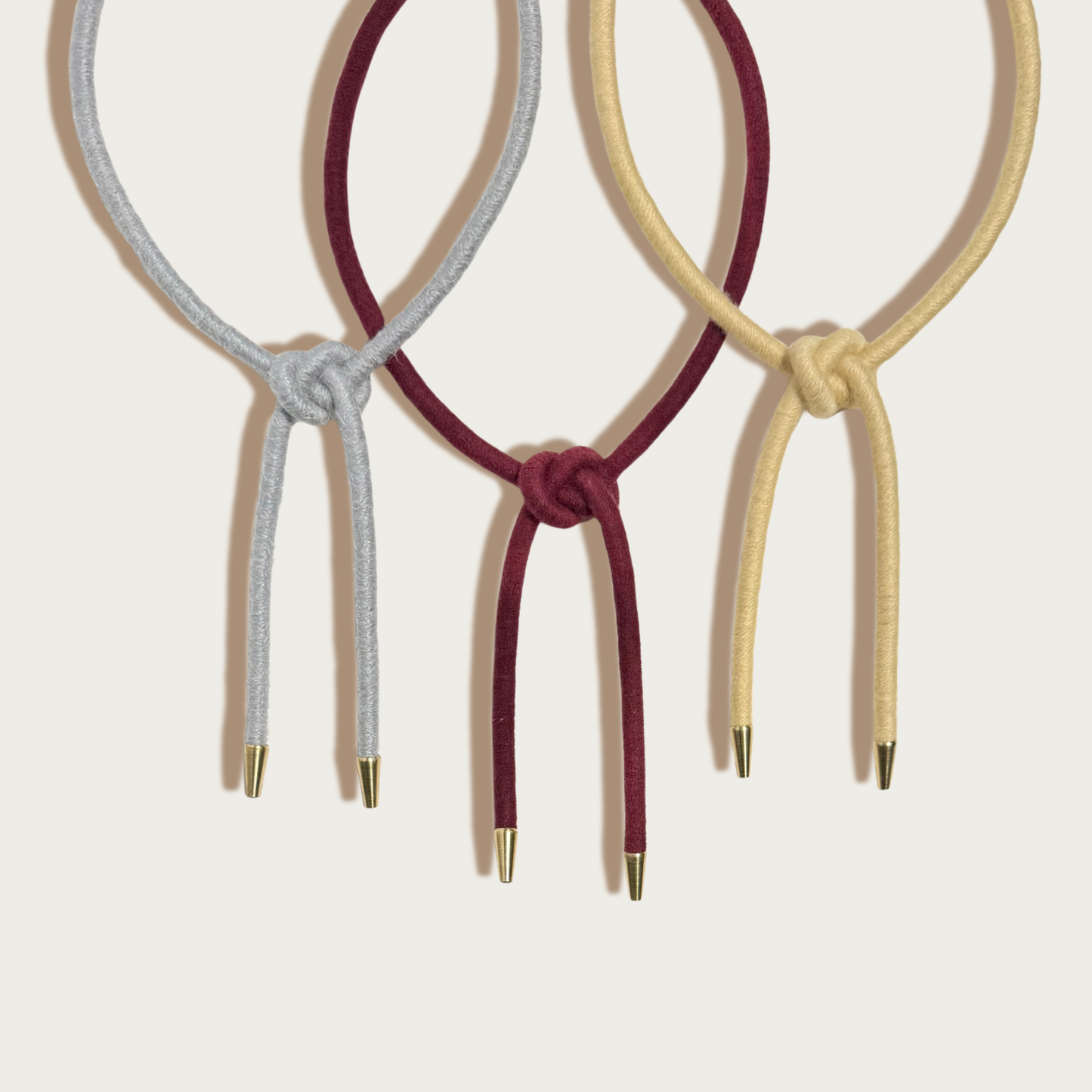 Shoelace Square Knot Bolo