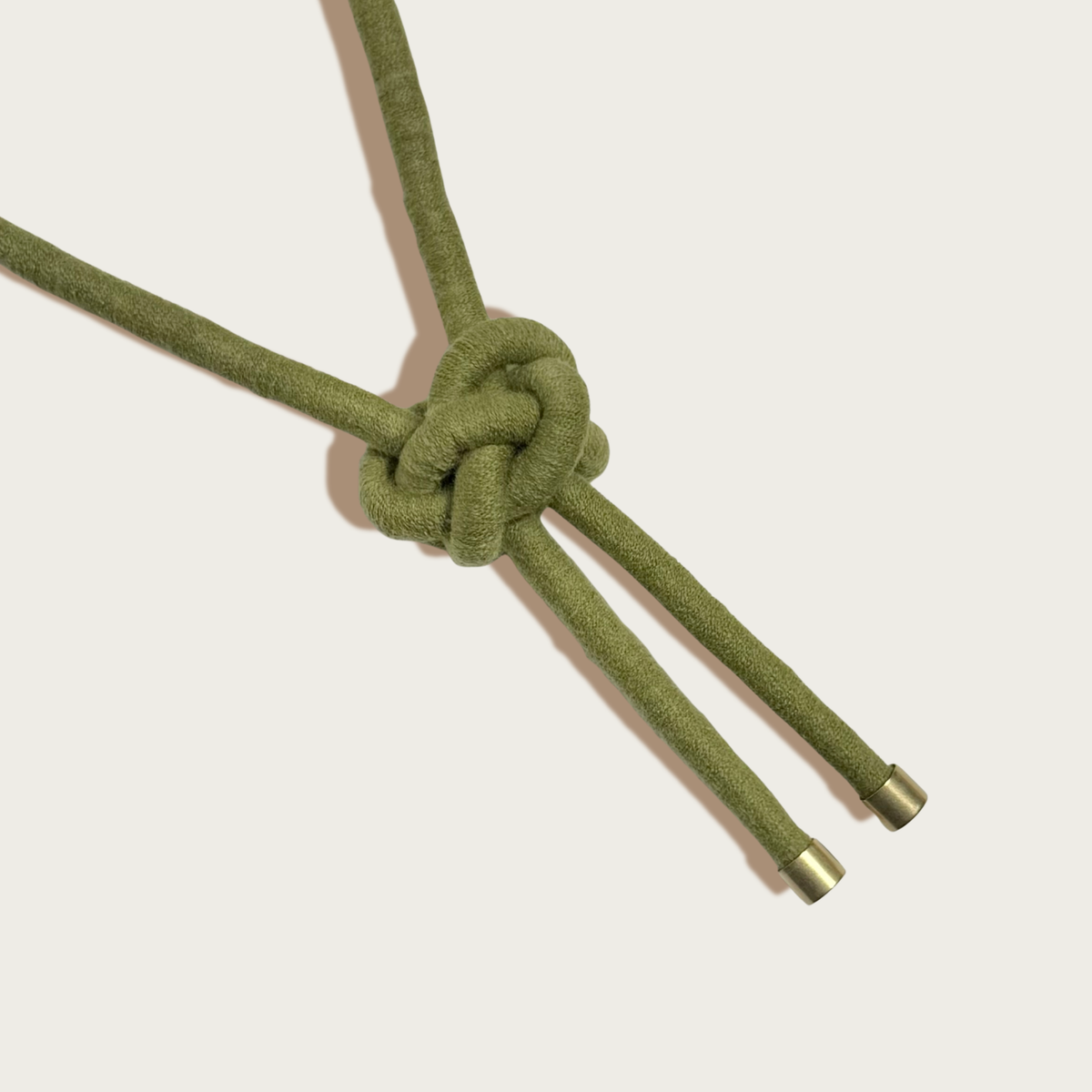 Lanyard Knot Textile Necklace