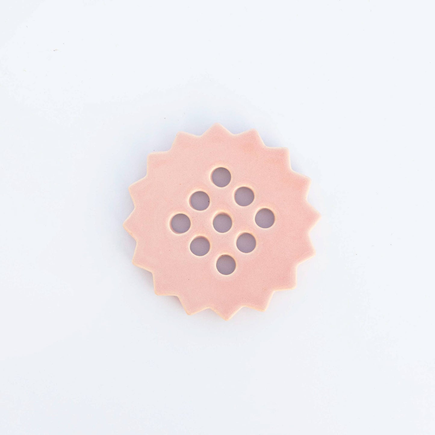 Sunshine Flower Frog | Pink | Ceramic Lid