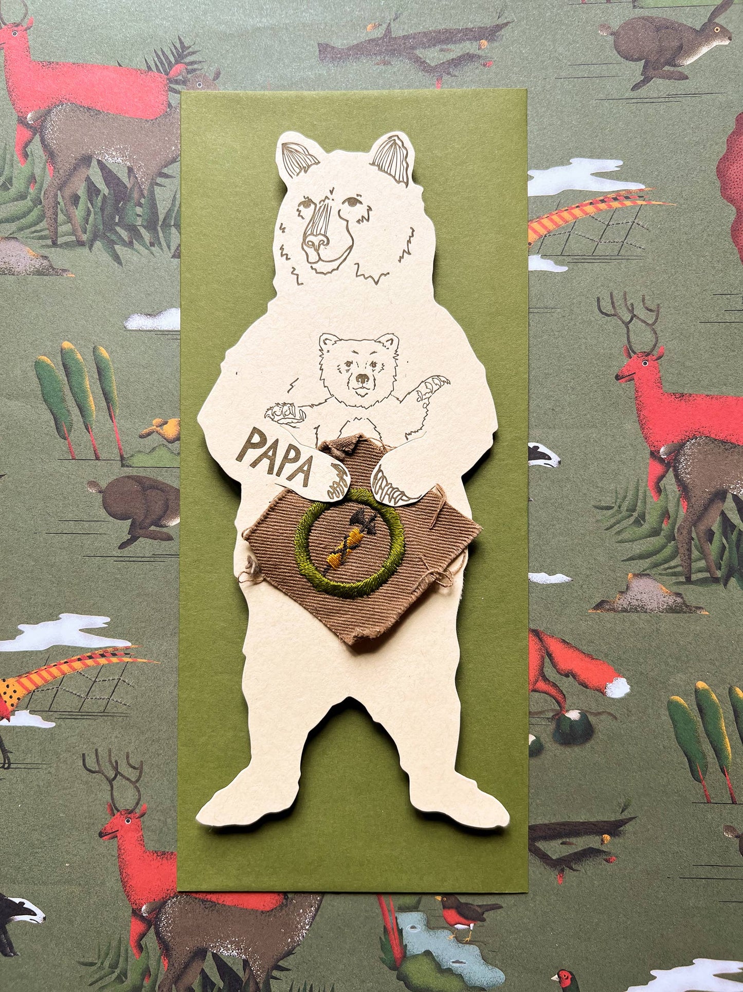 Papa bear gift card