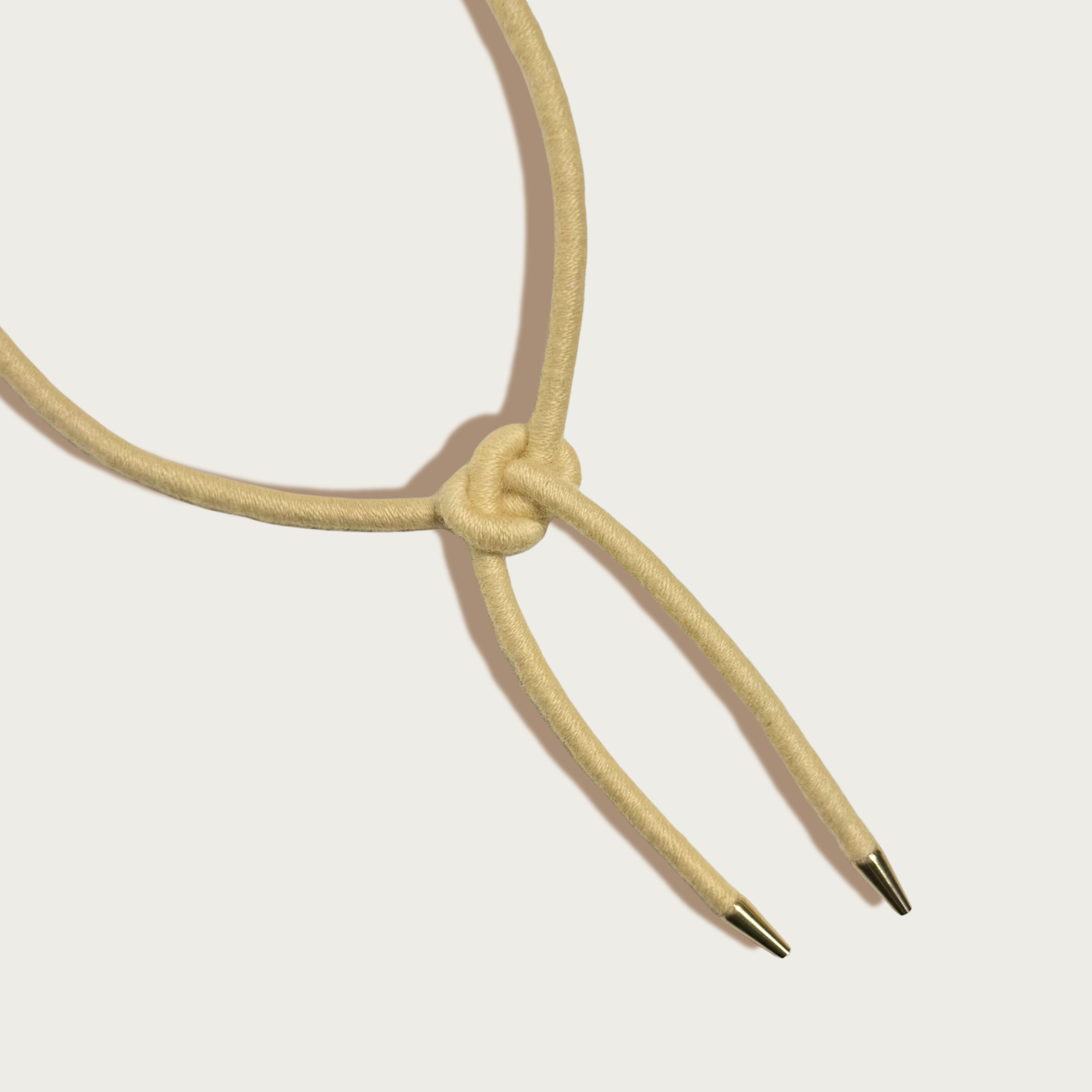 Shoelace Square Knot Bolo