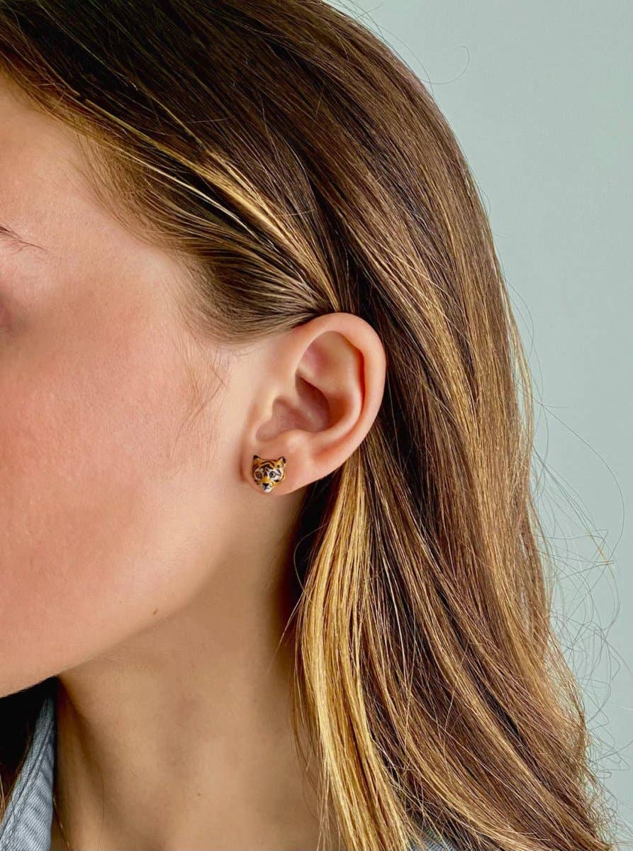 Tiger Earrings