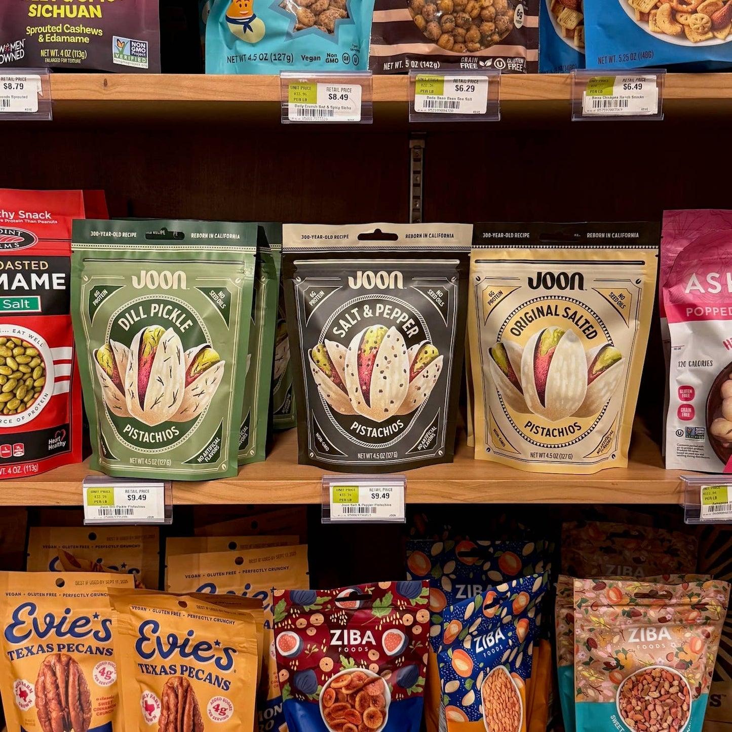 Joon Original Salted Pistachios - 4.5oz Resealable Bag