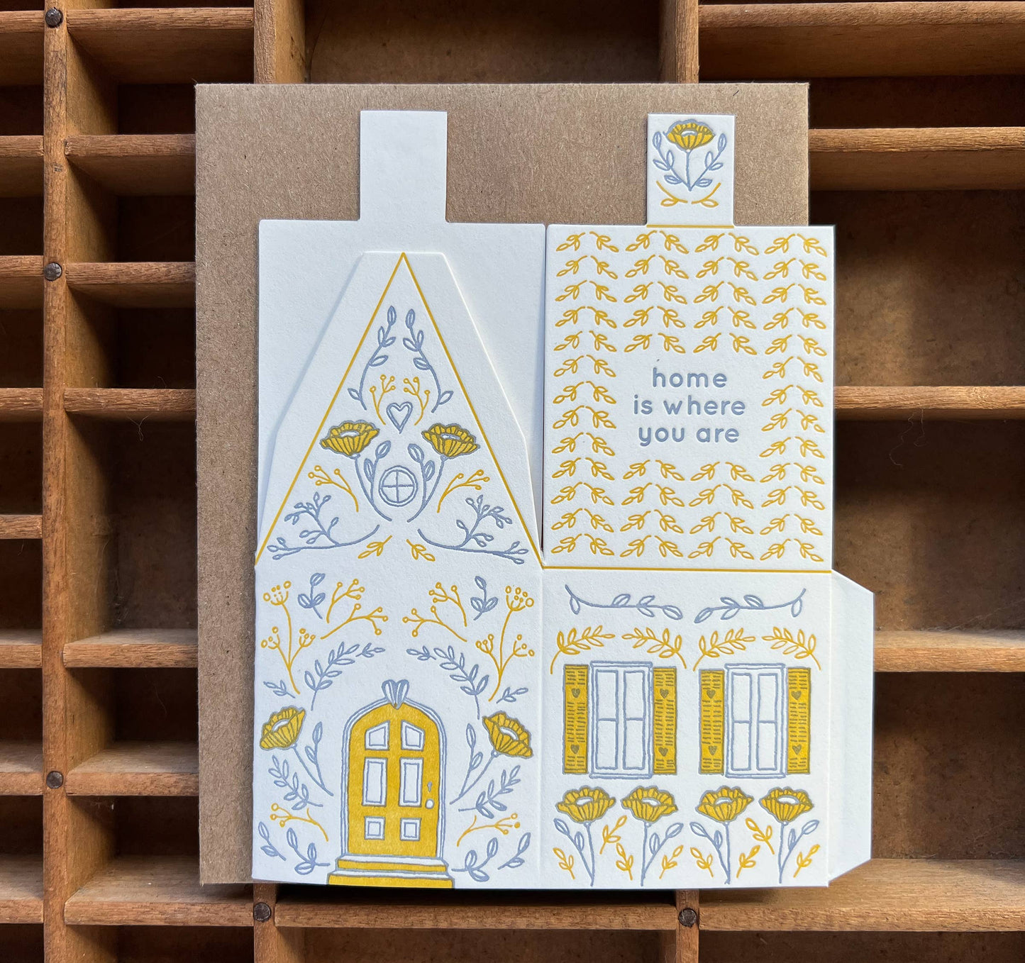 Home is where you are 3D house card