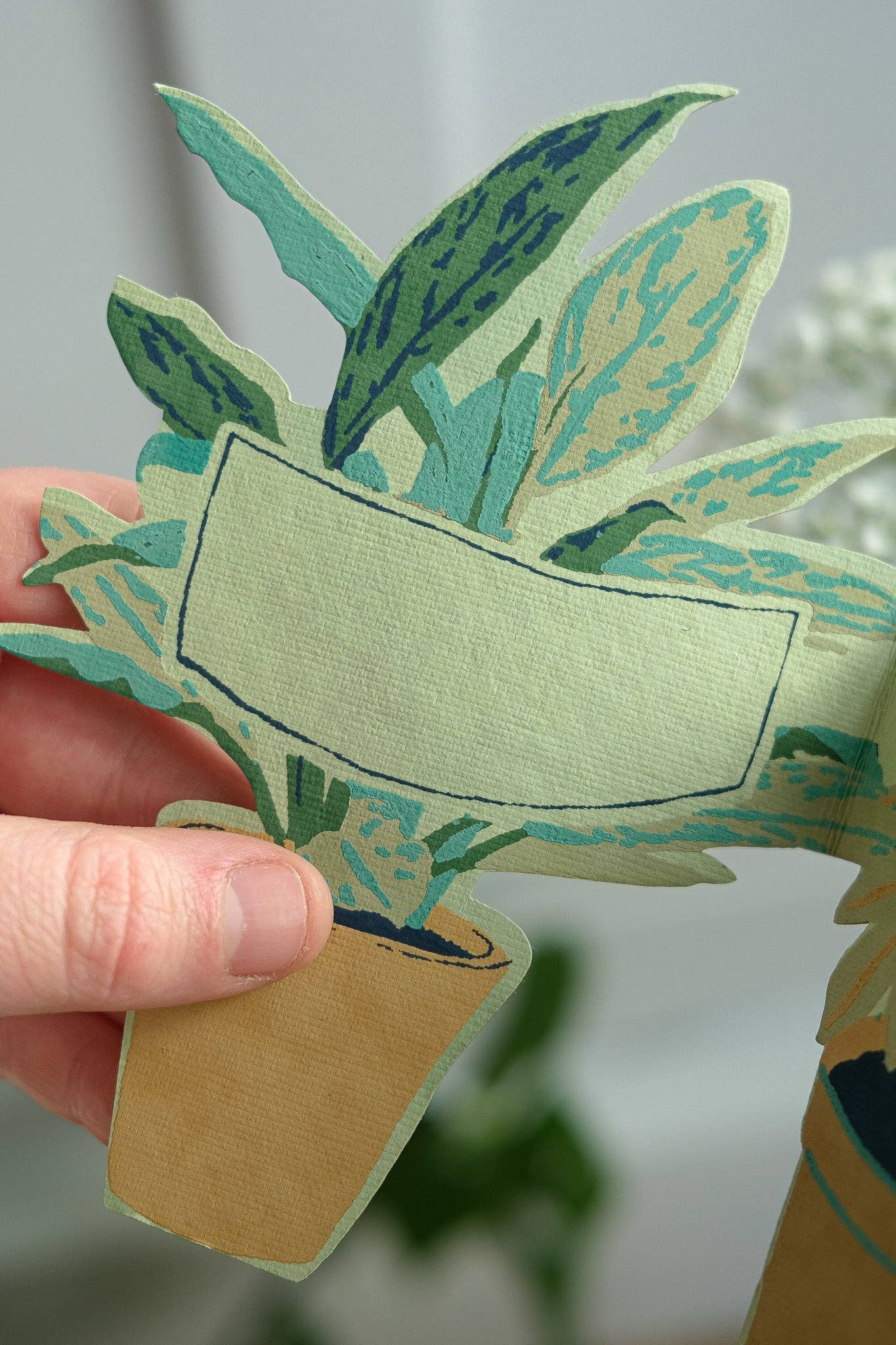 PLANT POT GREETING CARD