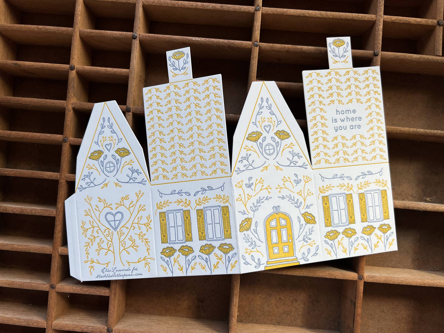 Home is where you are 3D house card