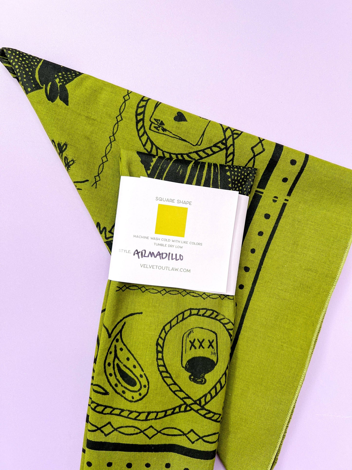 Armadillo Cotton Bandana