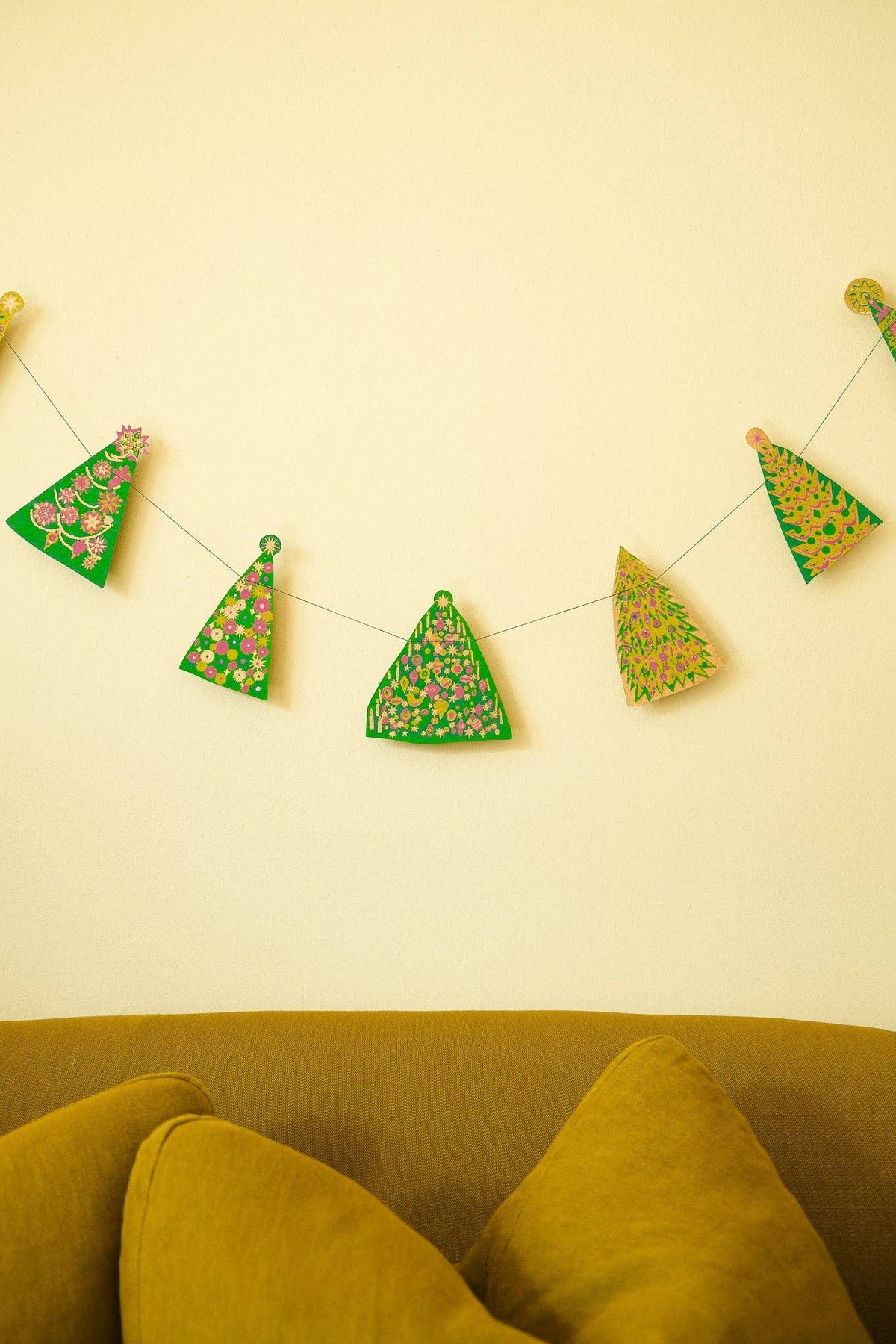 MIDCENTURY TREES SEWN GARLAND