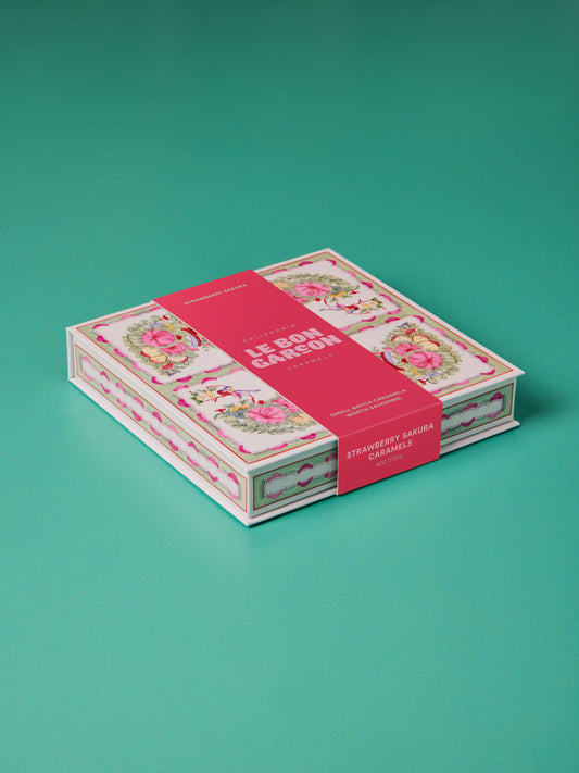 Strawberry Sakura Caramels 6 oz Gift Box
